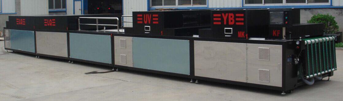 UV/IR tunnel drying production line